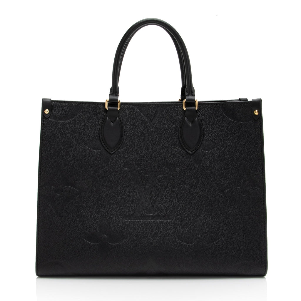Louis Vuitton Giant Monogram Empreinte Onthego MM Tote (SHF-nYk3vh)