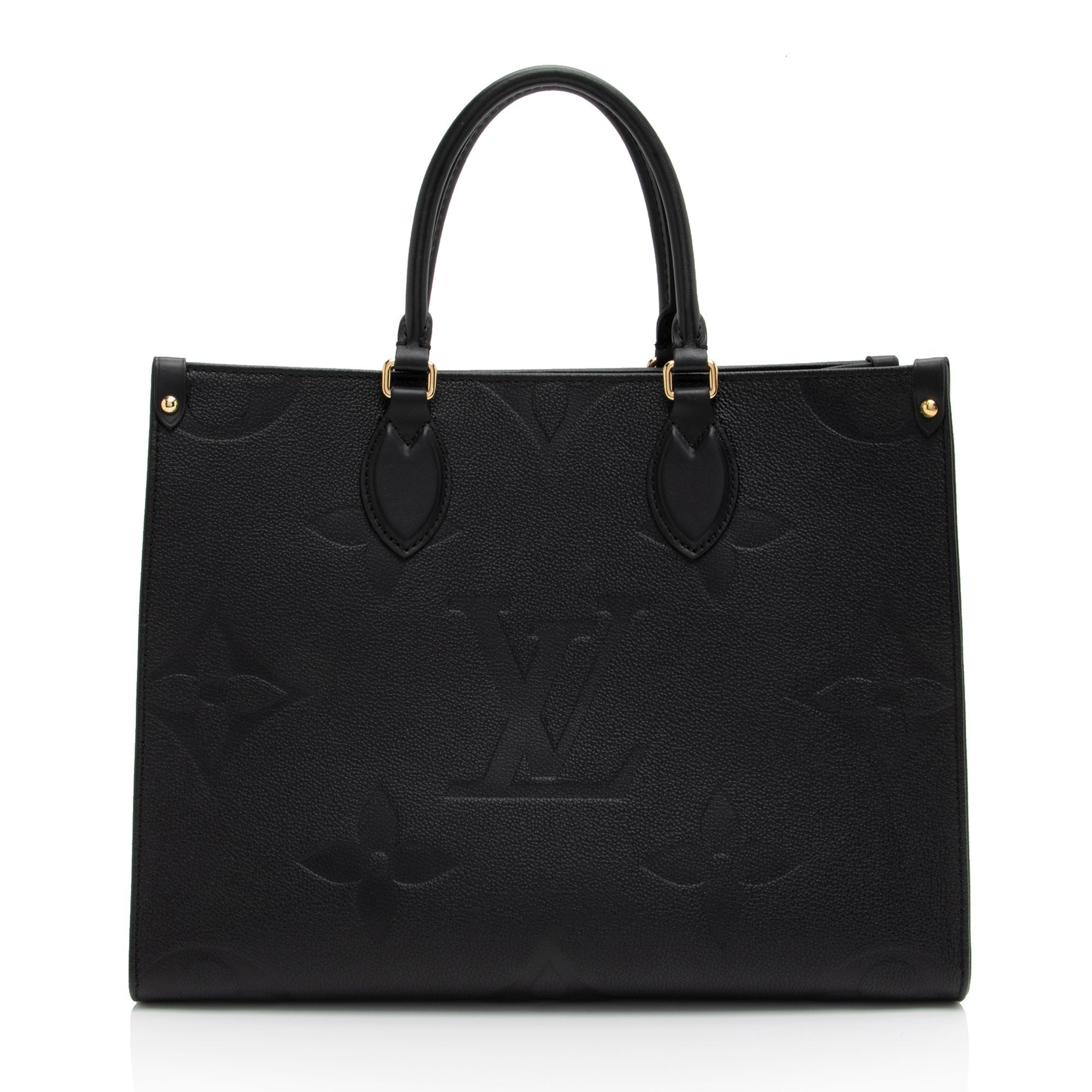 Louis Vuitton Giant Monogram Empreinte Onthego MM Tote (SHF-nYk3vh)