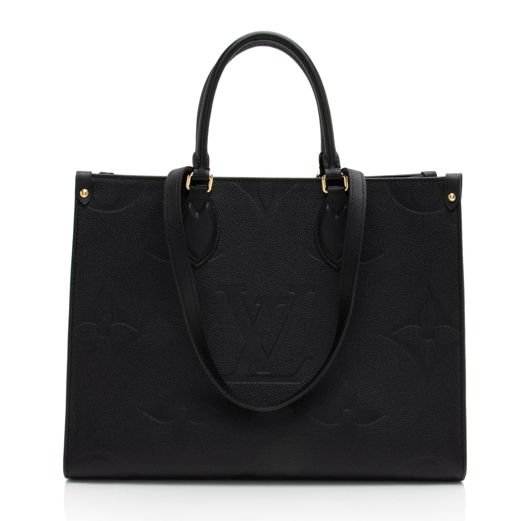 Louis Vuitton Giant Monogram Empreinte Onthego MM Tote (SHF-nYk3vh)