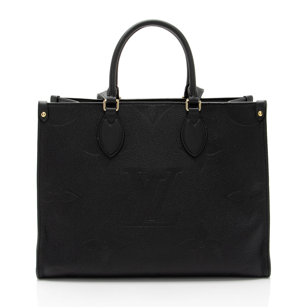 Louis Vuitton Giant Monogram Empreinte Onthego MM Tote (SHF-NgC3Ny)