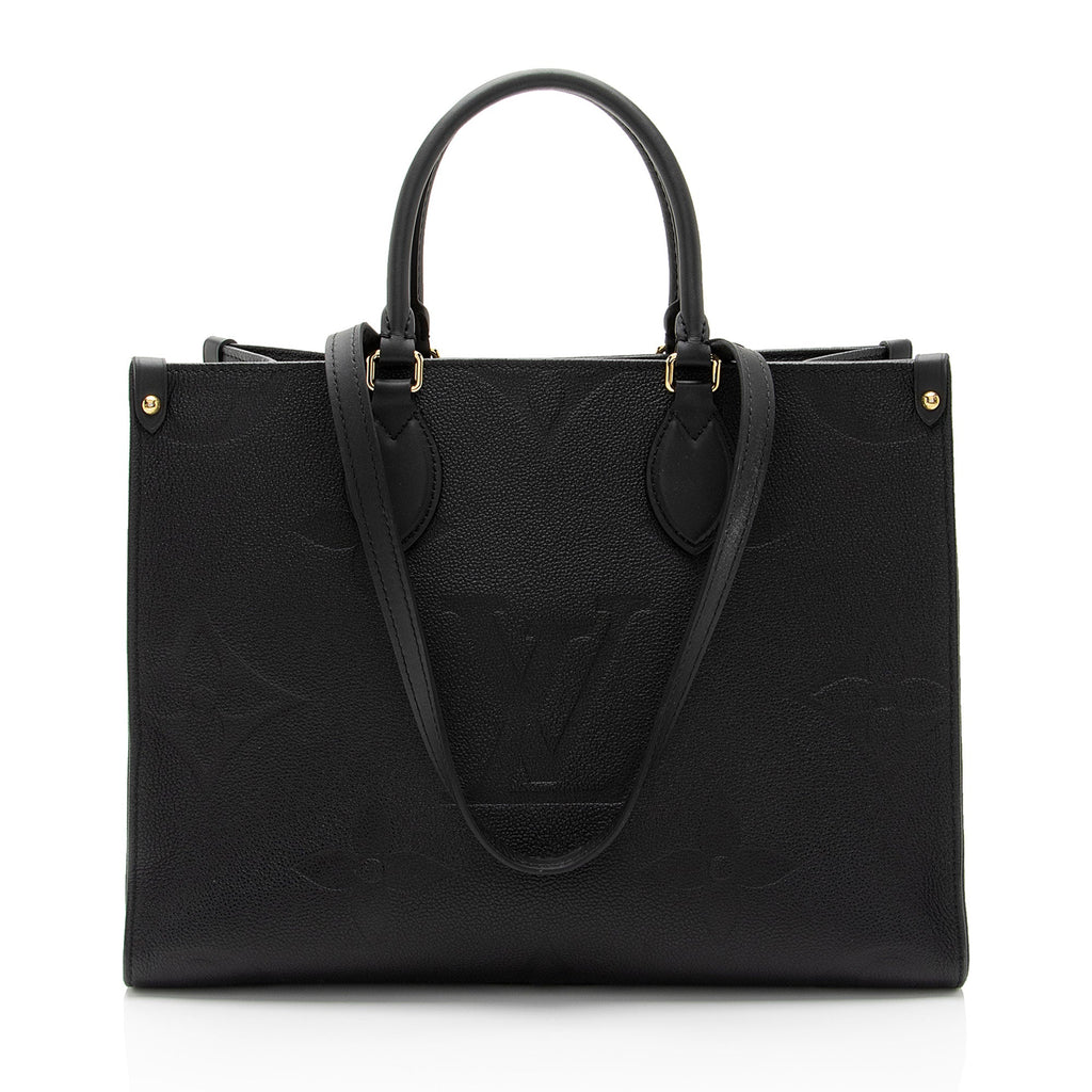 Louis Vuitton Giant Monogram Empreinte Onthego MM Tote (SHF-NgC3Ny)