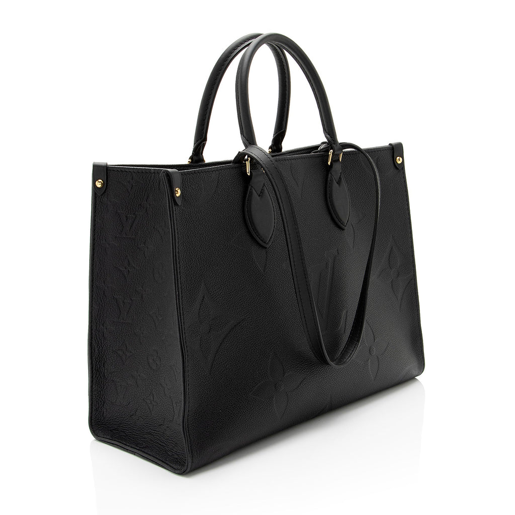 Louis Vuitton Giant Monogram Empreinte Onthego MM Tote (SHF-NgC3Ny)