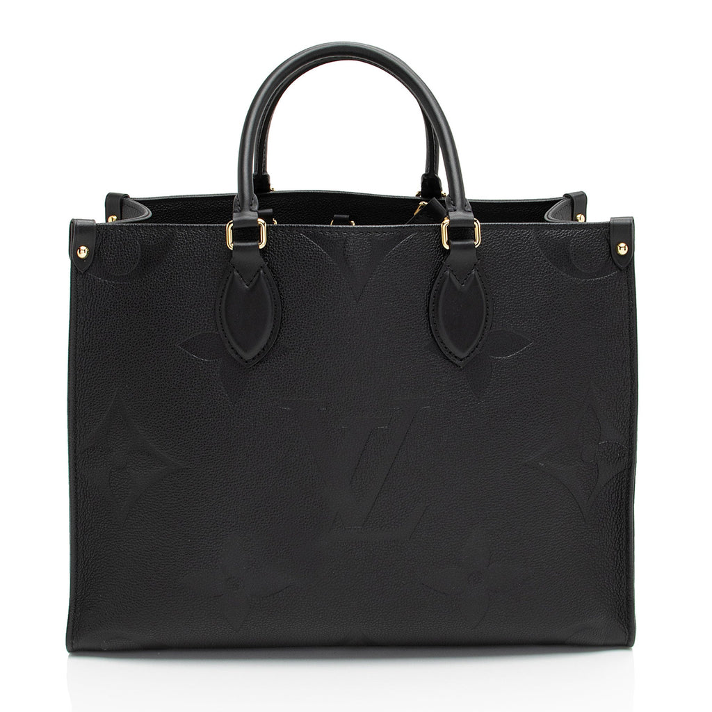 Louis Vuitton Giant Monogram Empreinte Onthego MM Tote (SHF-7wI8Am)