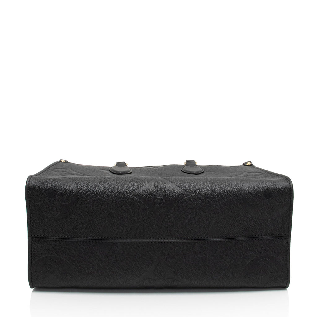 Louis Vuitton Giant Monogram Empreinte Onthego MM Tote (SHF-7wI8Am)