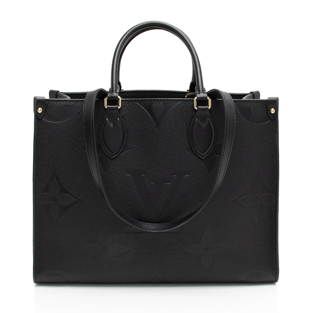 Louis Vuitton Giant Monogram Empreinte Onthego MM Tote (SHF-7wI8Am)