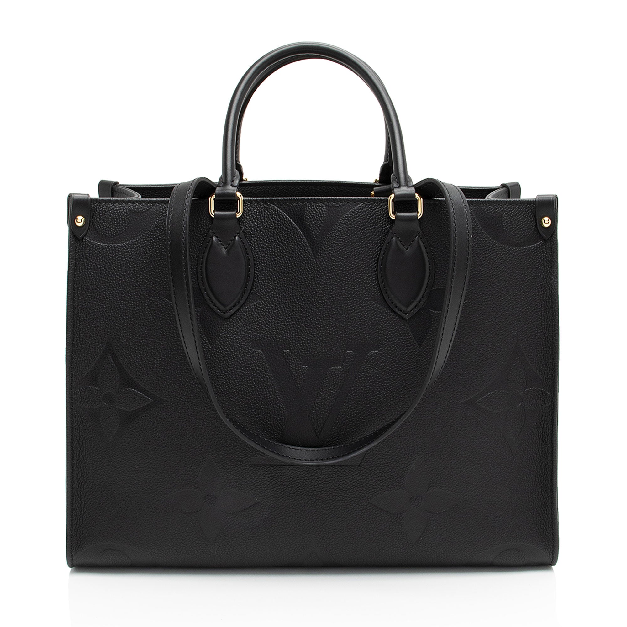 Louis Vuitton Giant Monogram Empreinte Onthego MM Tote (SHF-7wI8Am)