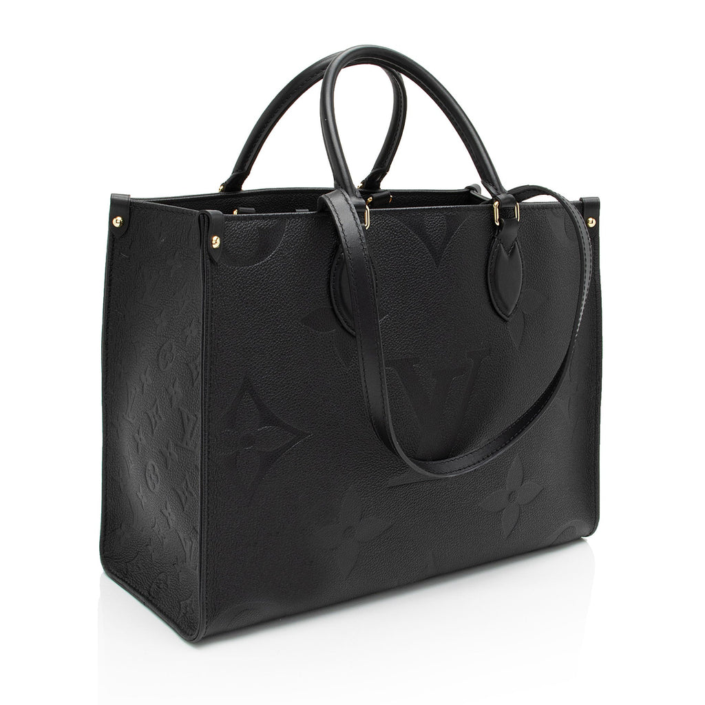 Louis Vuitton Giant Monogram Empreinte Onthego MM Tote (SHF-7wI8Am)