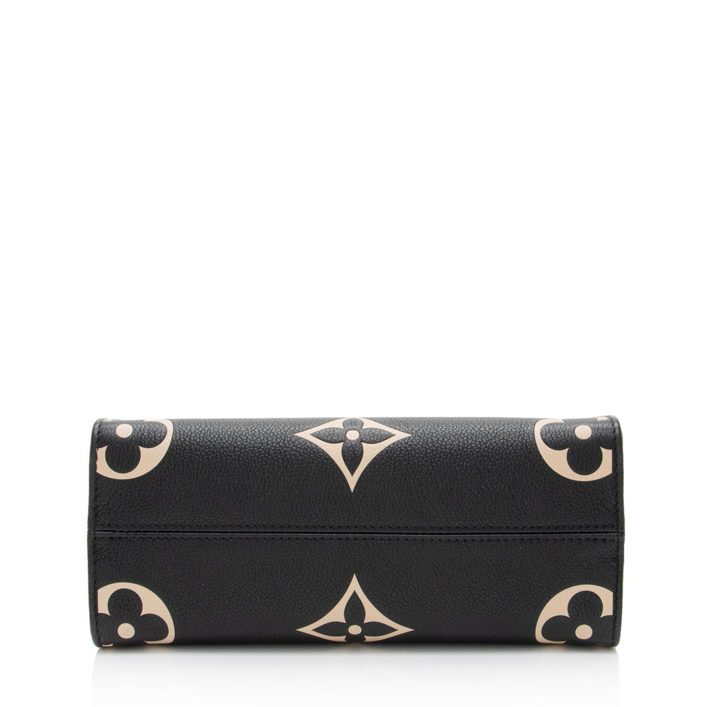 Louis Vuitton Giant Monogram Empreinte Bicolor Onthego PM Tote