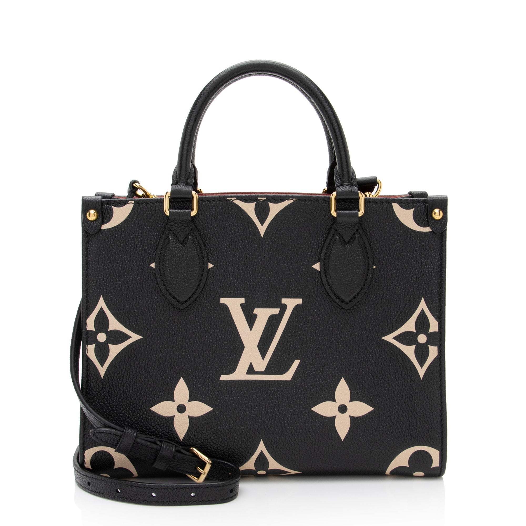 Louis Vuitton Giant Monogram Empreinte Bicolor Onthego PM Tote