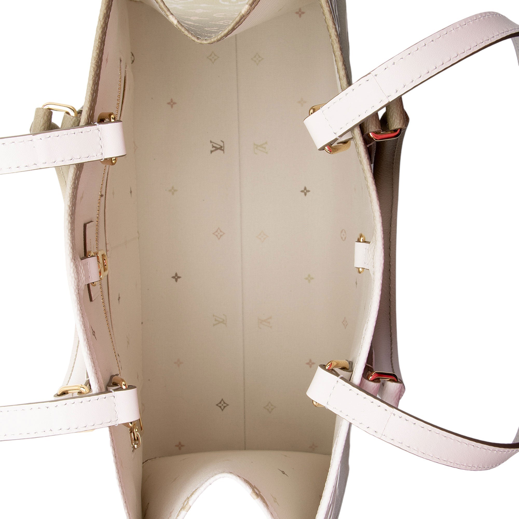 Louis Vuitton Giant Monogram Empreinte Spring In The City Onthego MM Tote (SHF-yqf1dt)