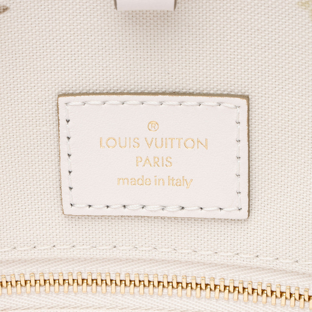 Louis Vuitton Giant Monogram Empreinte Spring In The City Onthego MM Tote (SHF-yqf1dt)