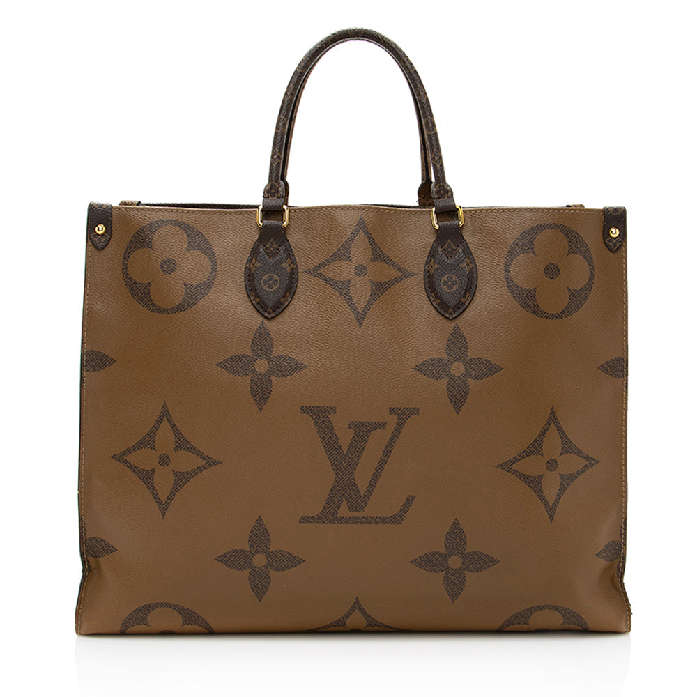 Louis Vuitton Giant Monogram Onthego GM Tote (SHF-19912)