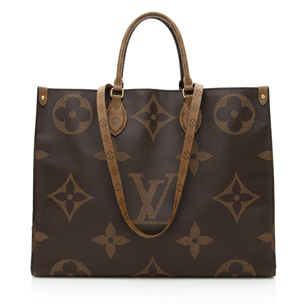 Louis Vuitton Giant Monogram Onthego GM Tote (SHF-19912)