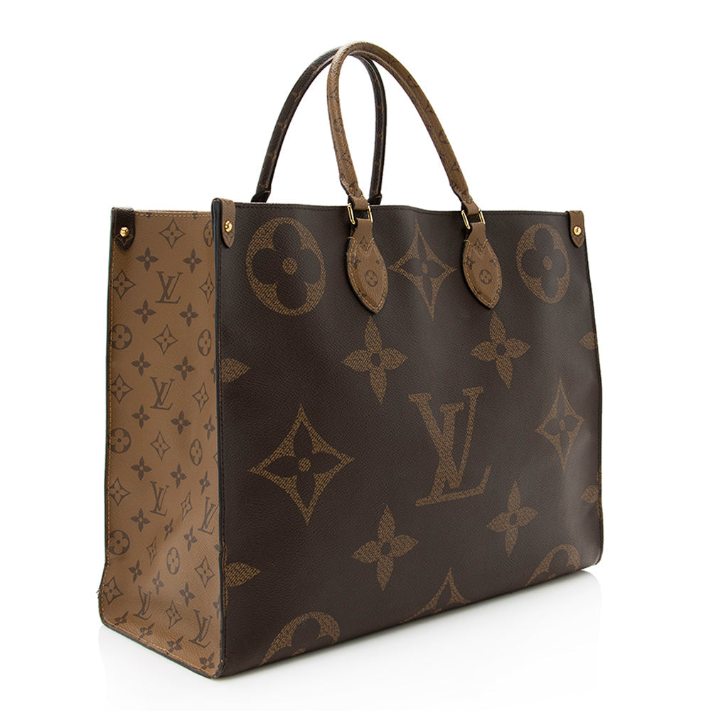 Louis Vuitton Giant Monogram Onthego GM Tote (SHF-19912)