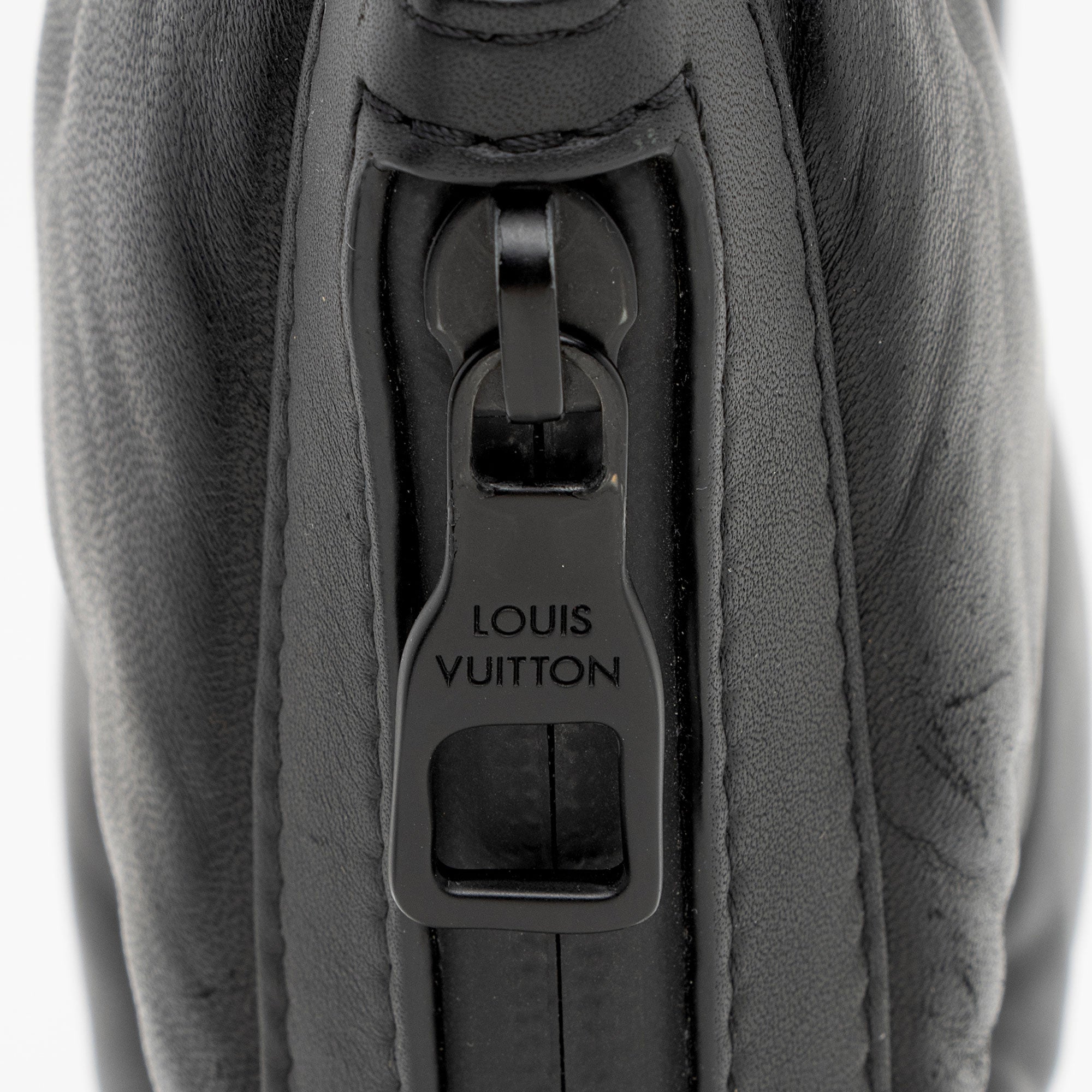 Louis Vuitton Giant Monogram Puffer Lambskin A4 Zip Pouch