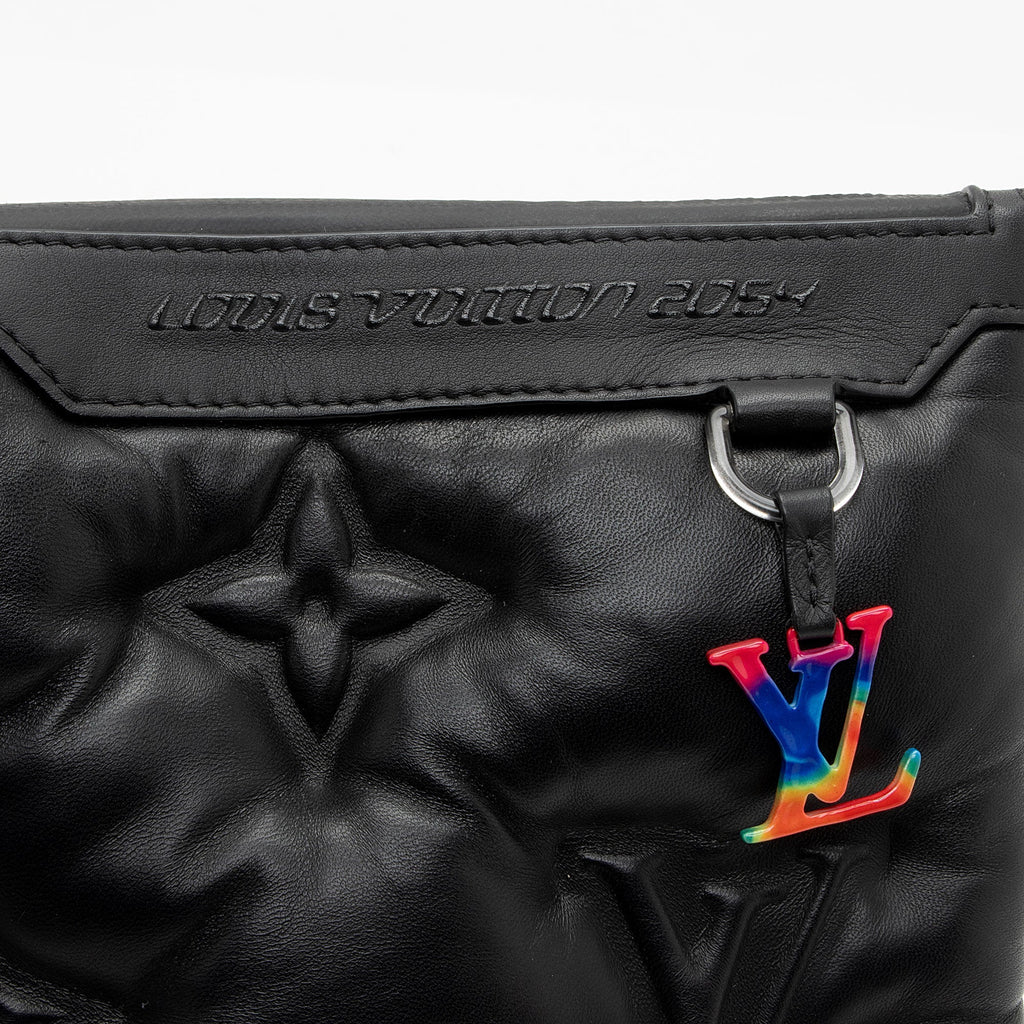 Louis Vuitton Giant Monogram Puffer Lambskin A4 Zip Pouch