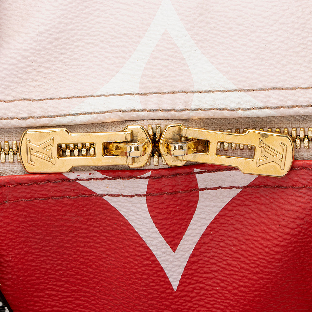 Louis Vuitton Giant Monogram Speedy Bandouliere 30 Satchel (SHF-20183)
