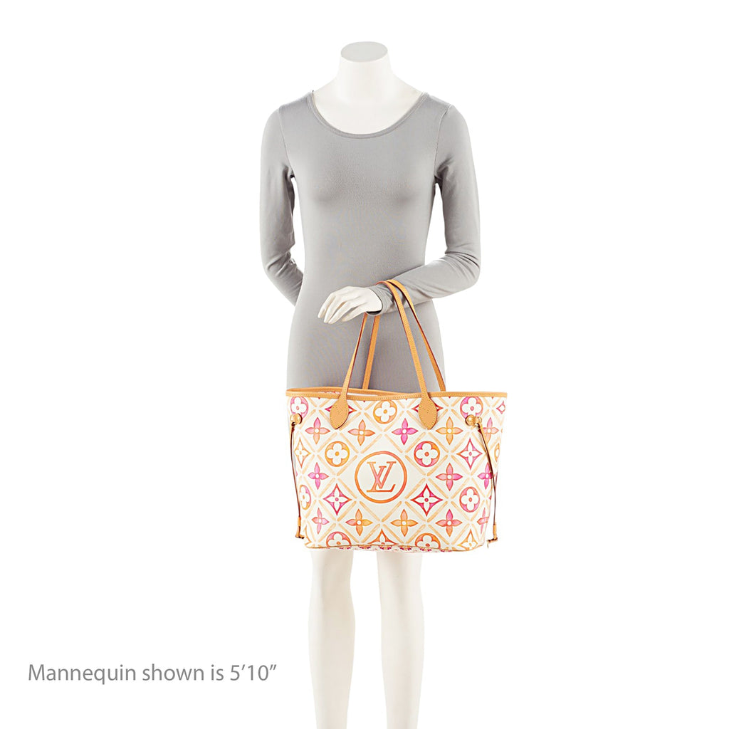 Louis Vuitton Giant Monogram Tiles By The Pool Neverfull MM Tote