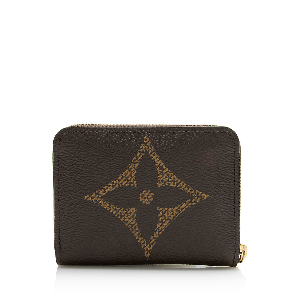 Louis Vuitton Giant Monogram Zippy Coin Purse (SHF-21819)