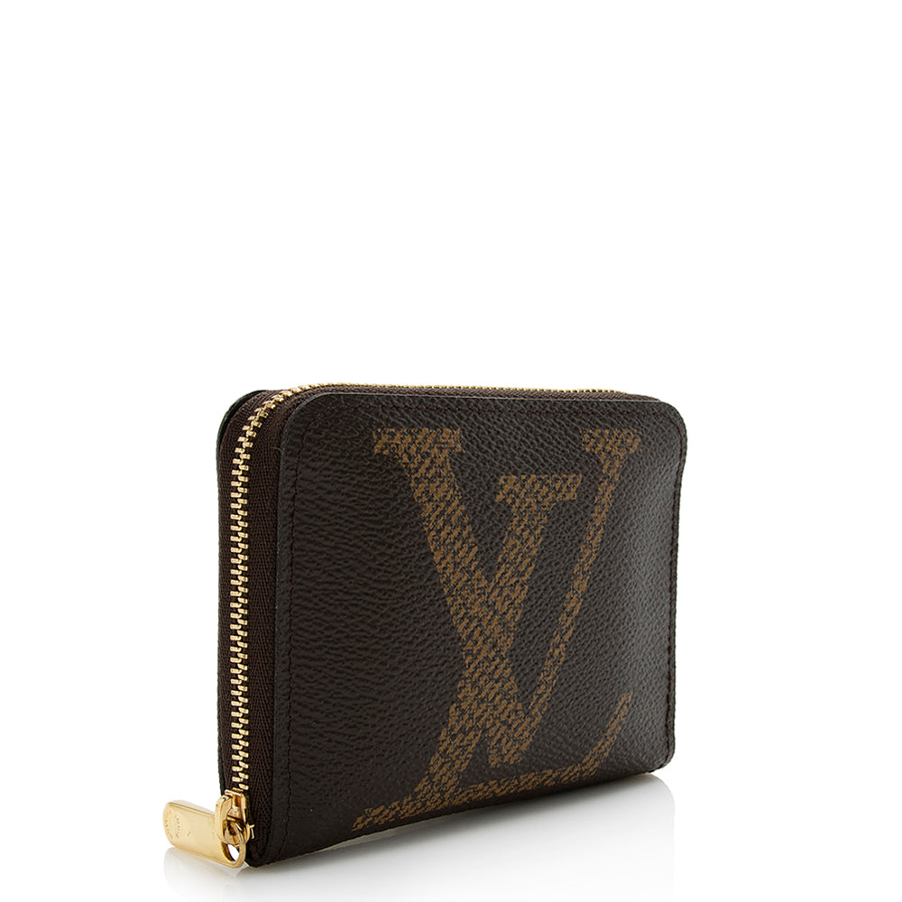 Louis Vuitton Giant Monogram Zippy Coin Purse (SHF-21819)