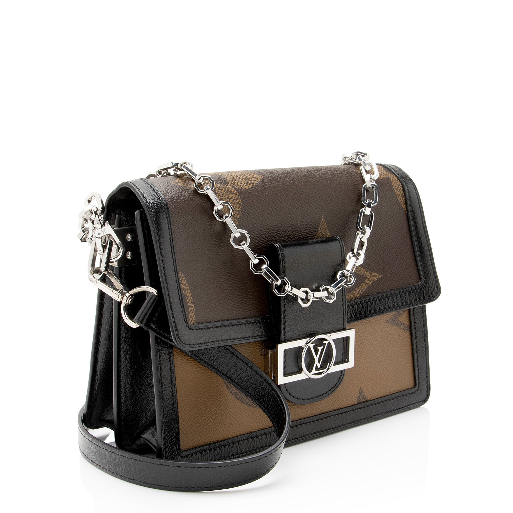 Louis Vuitton Giant Reverse Monogram Dauphine MM Shoulder Bag