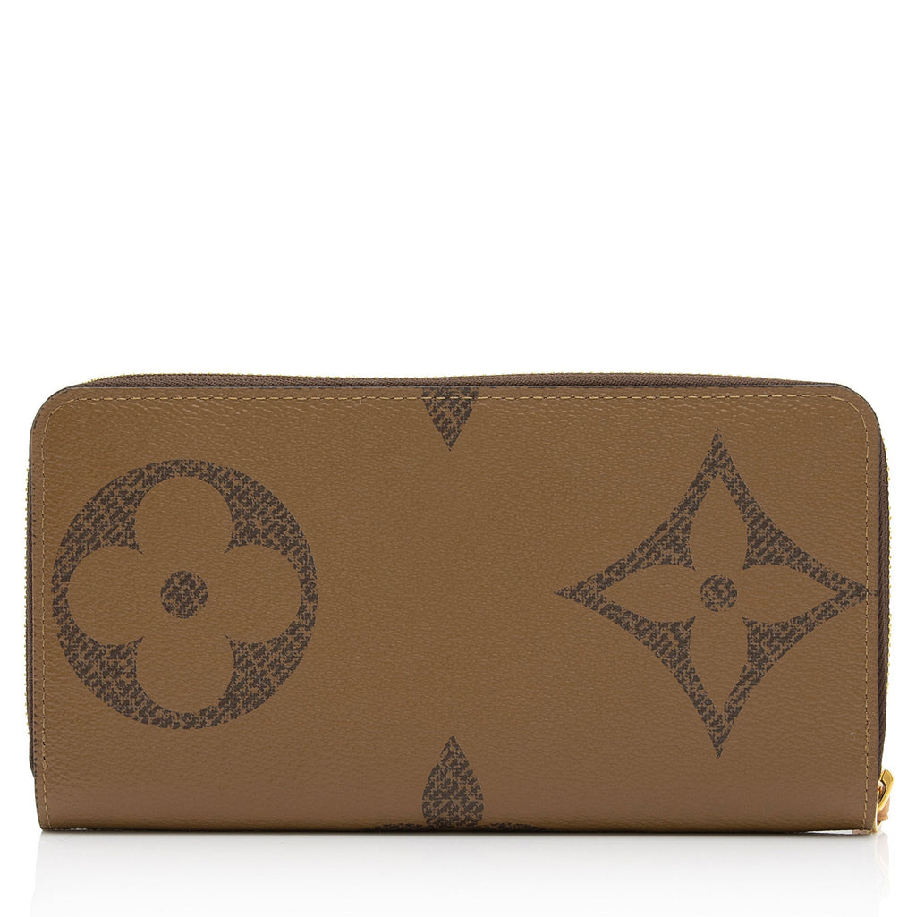 Louis Vuitton Giant Reverse Monogram Zippy Wallet (SHF-MOBEfD)