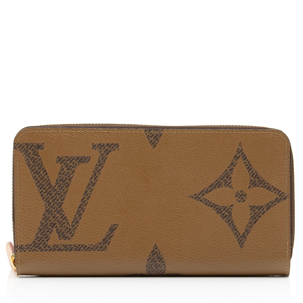 Louis Vuitton Giant Reverse Monogram Zippy Wallet (SHF-MOBEfD)