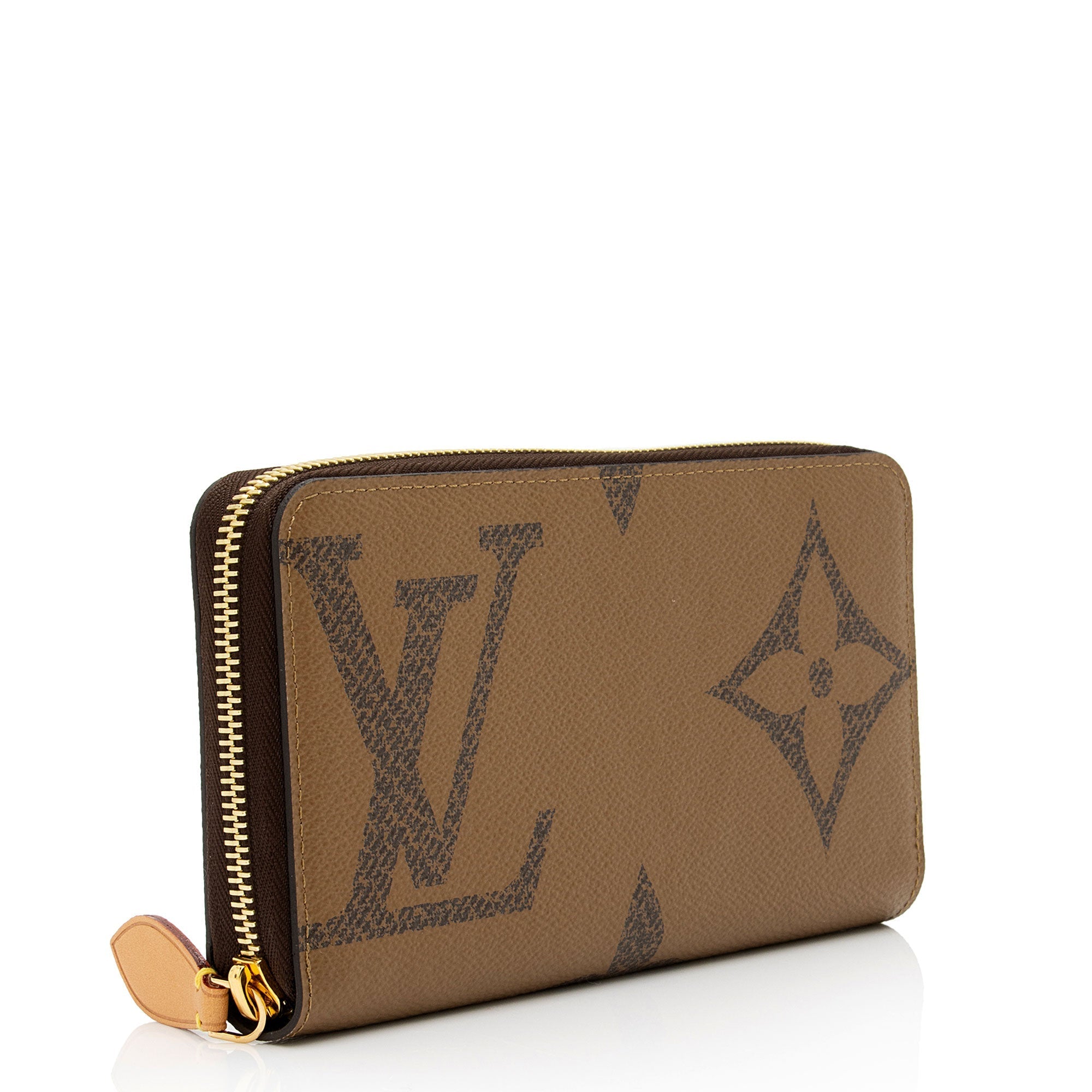 Louis Vuitton Giant Reverse Monogram Zippy Wallet (SHF-MOBEfD)