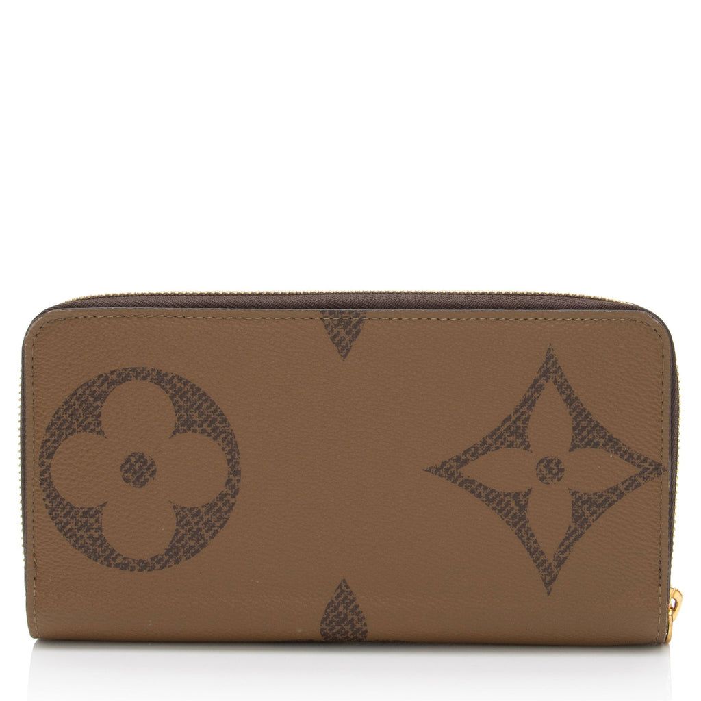 Louis Vuitton Giant Reverse Monogram Zippy Wallet (SHF-bmc8HZ)