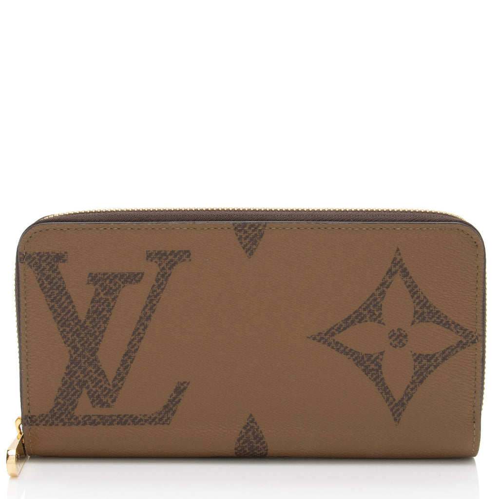 Louis Vuitton Giant Reverse Monogram Zippy Wallet (SHF-bmc8HZ)