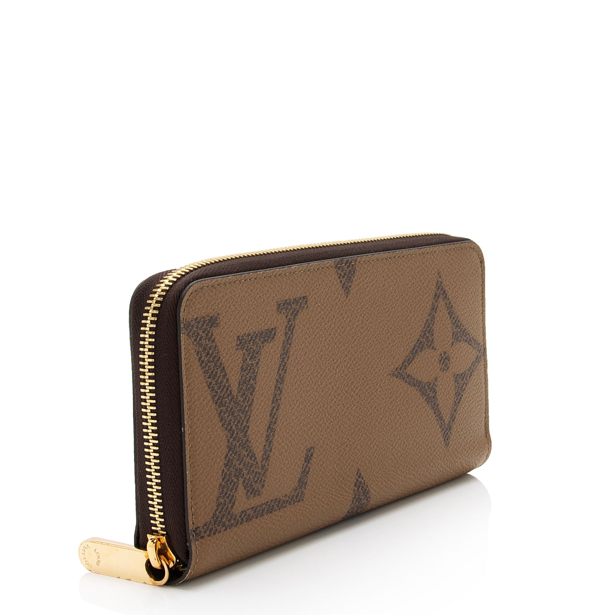 Louis Vuitton Giant Reverse Monogram Zippy Wallet (SHF-bmc8HZ)