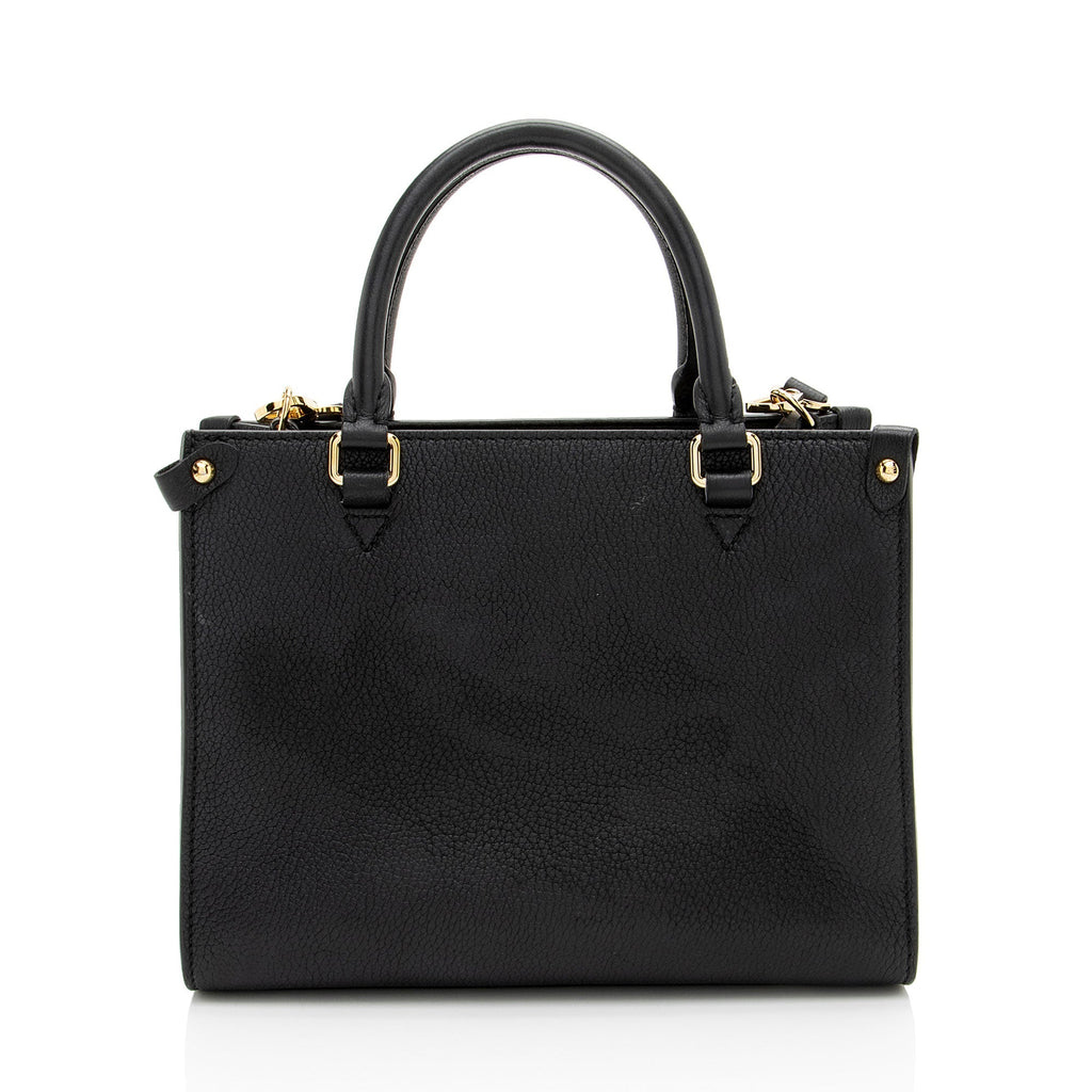 Louis Vuitton Grained Calfskin Lock & Go Tote
