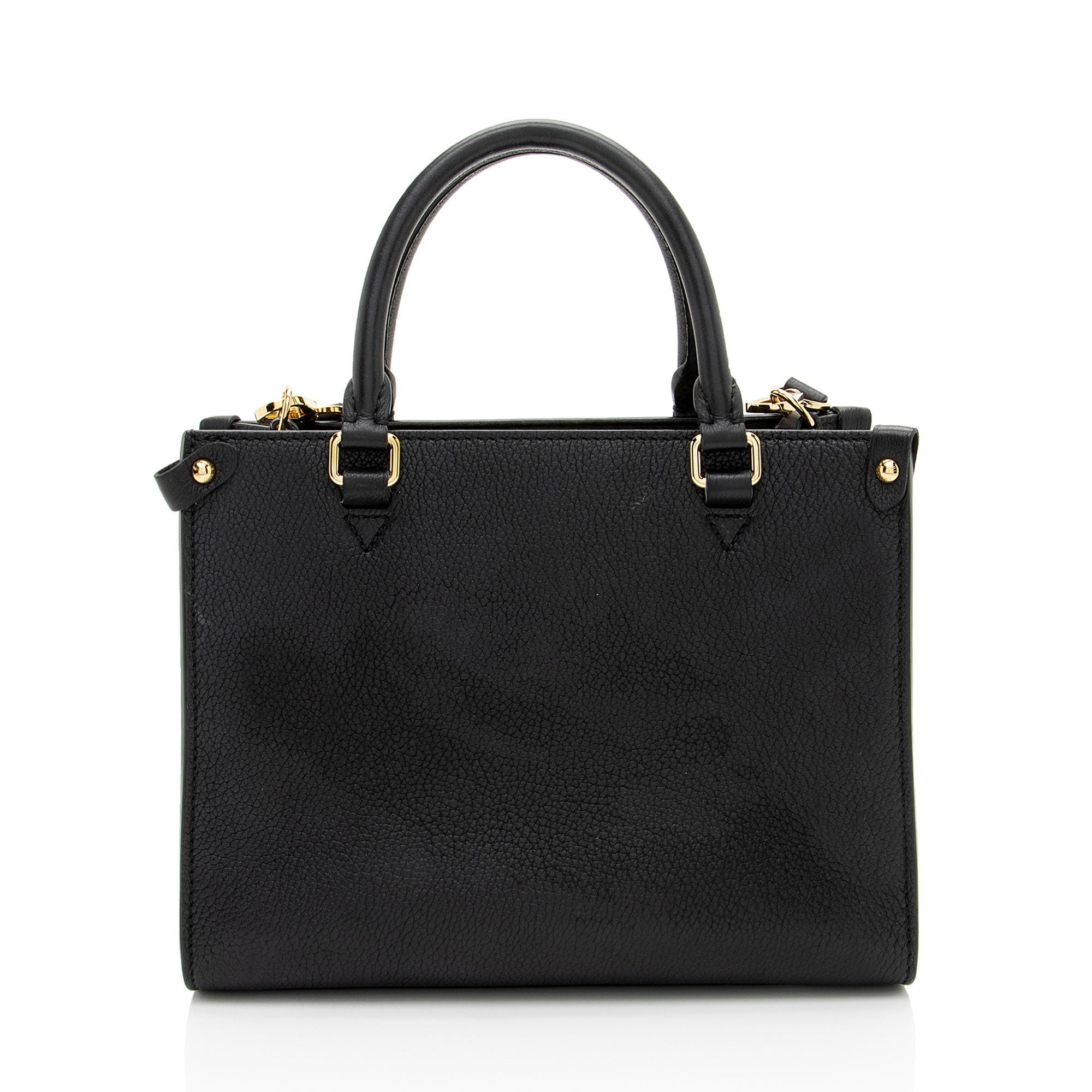 Louis Vuitton Grained Calfskin Lock & Go Tote