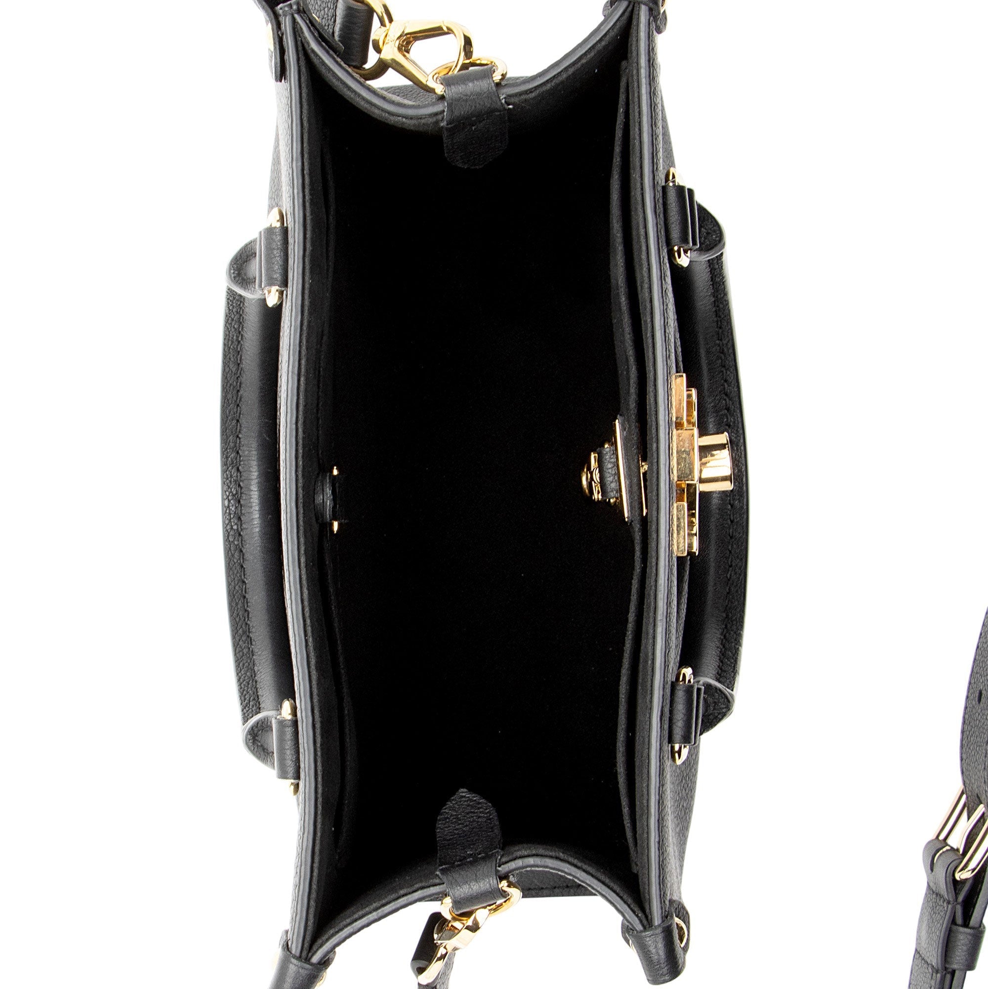 Louis Vuitton Grained Calfskin Lock & Go Tote
