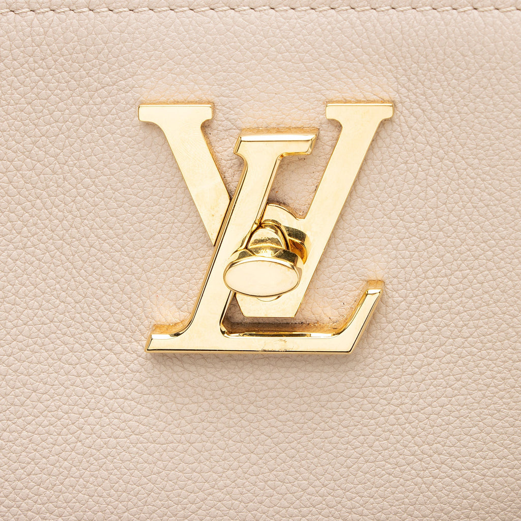 Louis Vuitton Grained Calfskin Lockme Shopper Tote