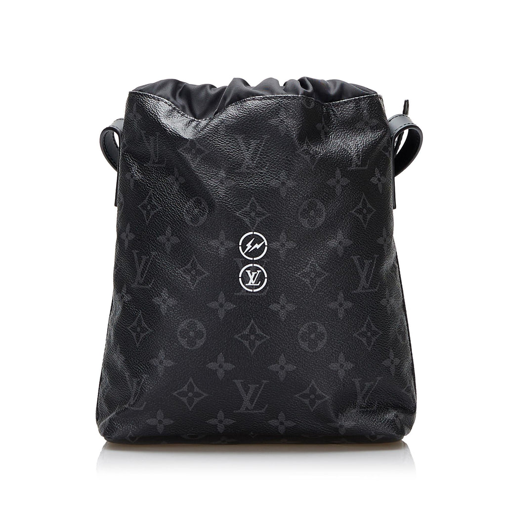 Louis Vuitton LV X Fragment Monogram Eclipse Bucket Bag (SHG-MQ6c0d)