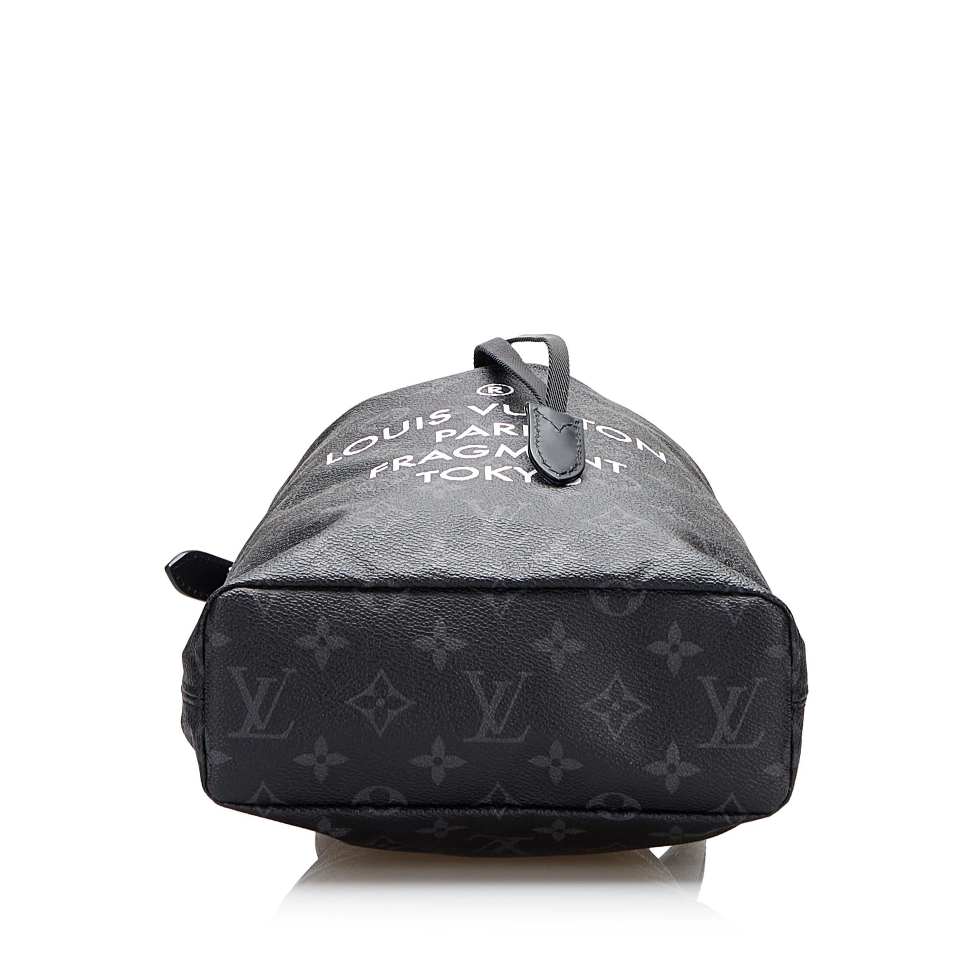 Louis Vuitton LV X Fragment Monogram Eclipse Bucket Bag (SHG-MQ6c0d)