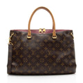 Louis Vuitton Monogram Canvas Pallas Satchel (SHF-xQr4l4)
