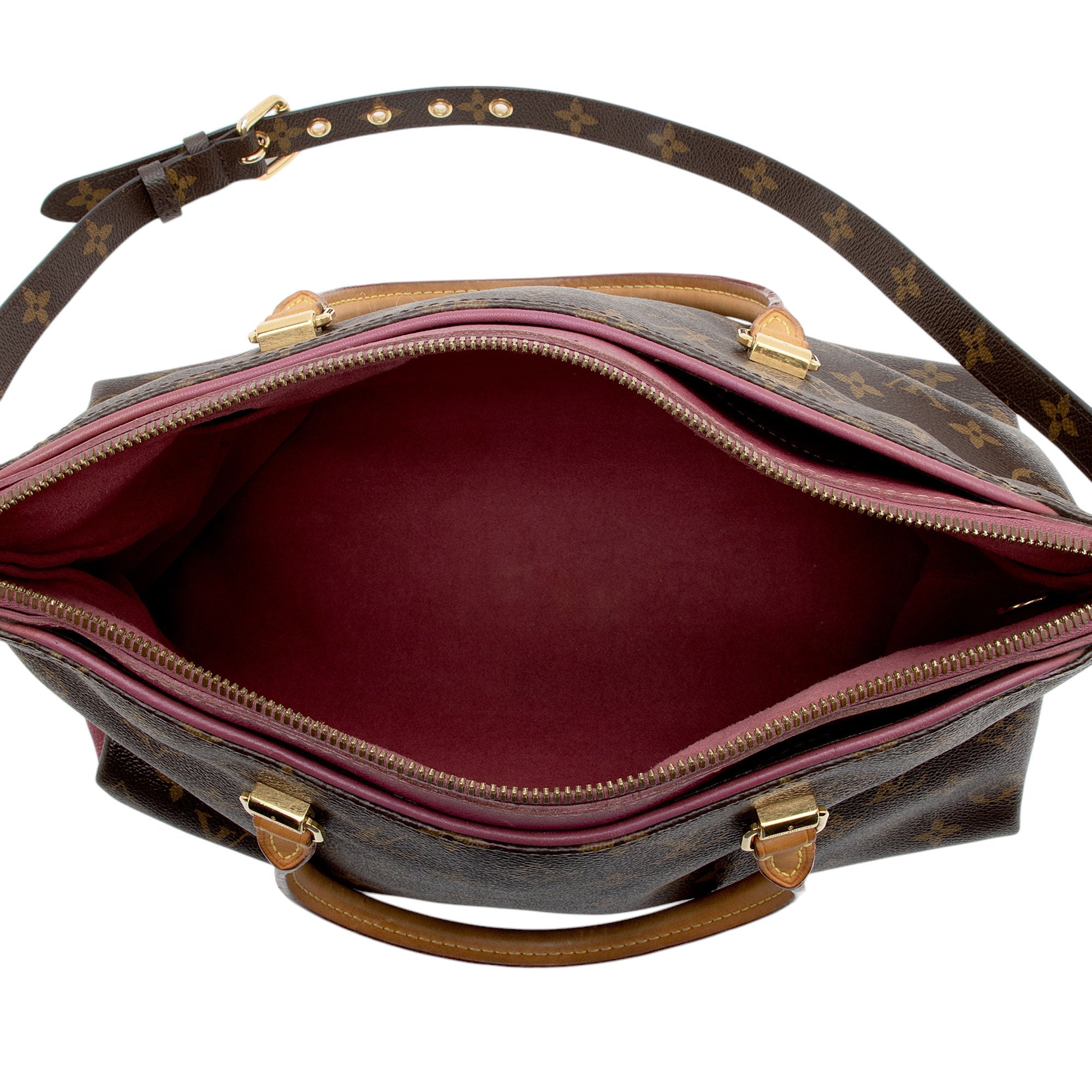Louis Vuitton Monogram Canvas Pallas Satchel (SHF-xQr4l4)