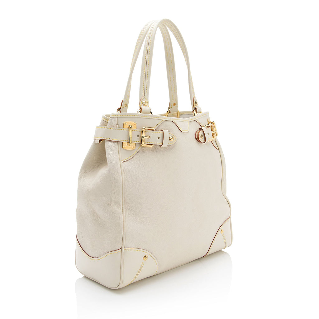 Louis Vuitton Leather Suhali Le Majestueux Tote (SHF-2UVXGL)