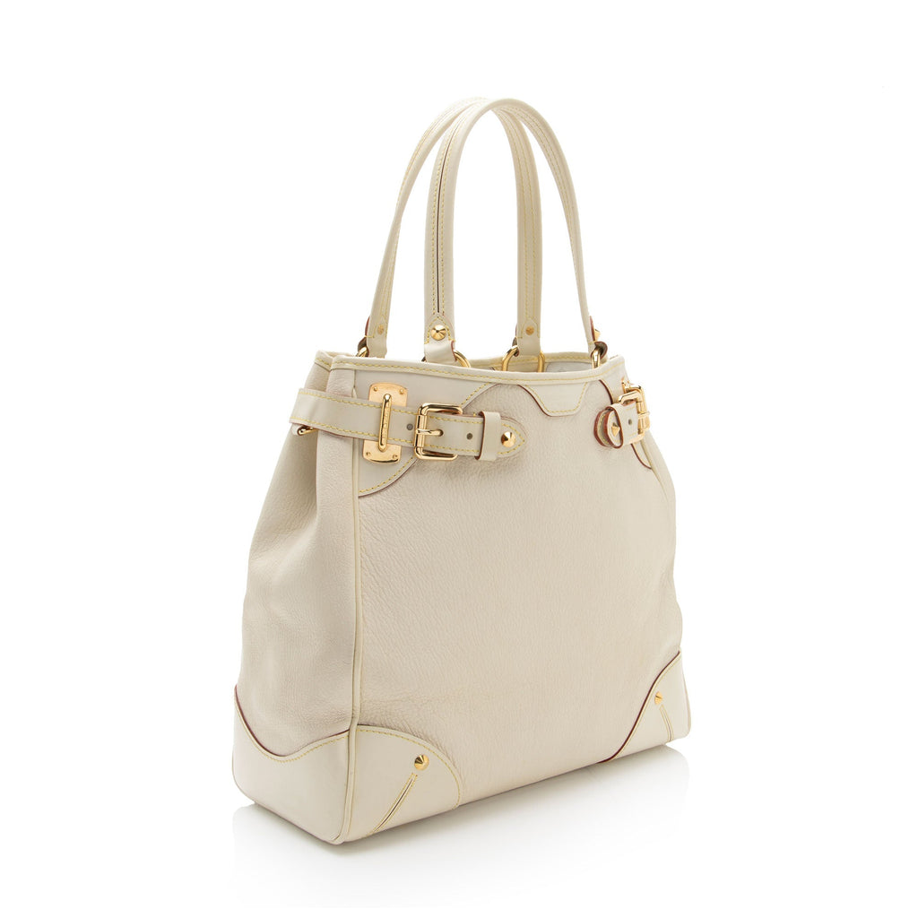 Louis Vuitton Leather Suhali Le Majestueux Tote (SHF-yBJEyy)
