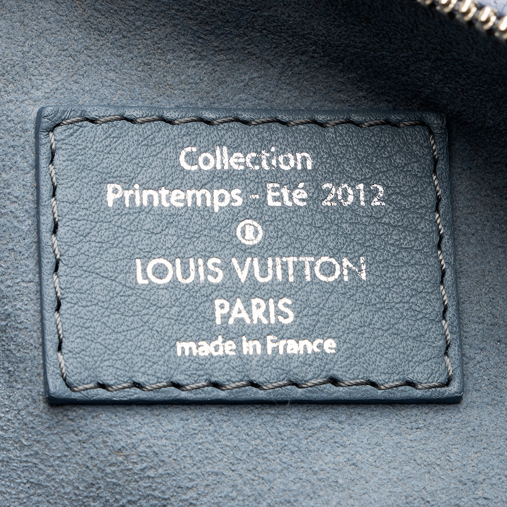 Louis Vuitton Limited Edition Blue Monogram Denim Speedy Round Bag - FINAL SALE (SHF-19800)
