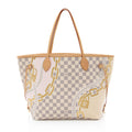 Louis Vuitton Limited Edition Damier Azur Nautical Neverfull MM Tote