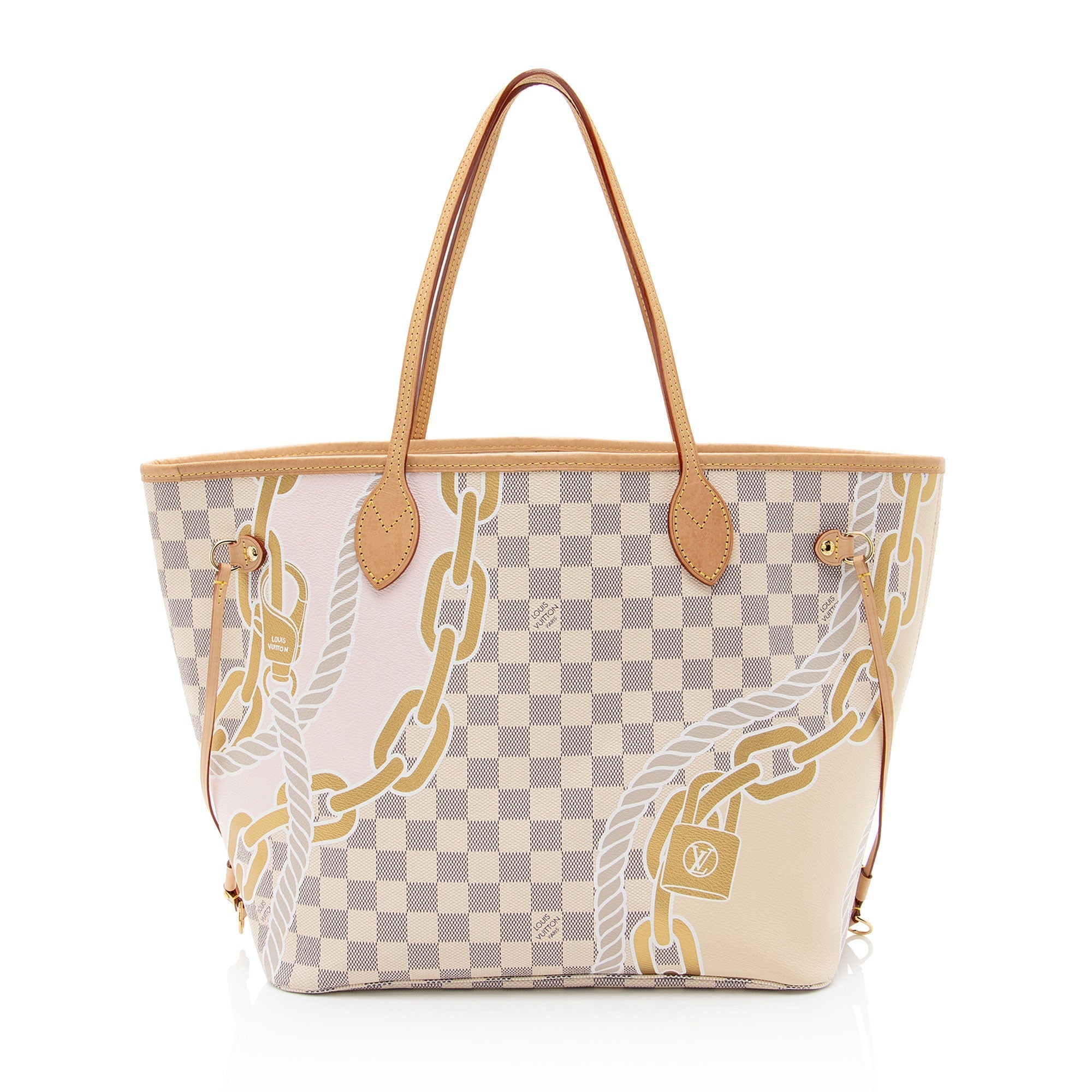 Louis Vuitton Limited Edition Damier Azur Nautical Neverfull MM Tote