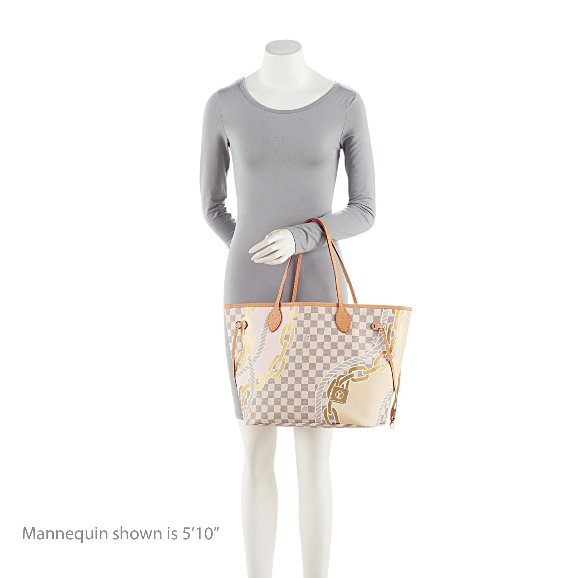 Louis Vuitton Limited Edition Damier Azur Nautical Neverfull MM Tote