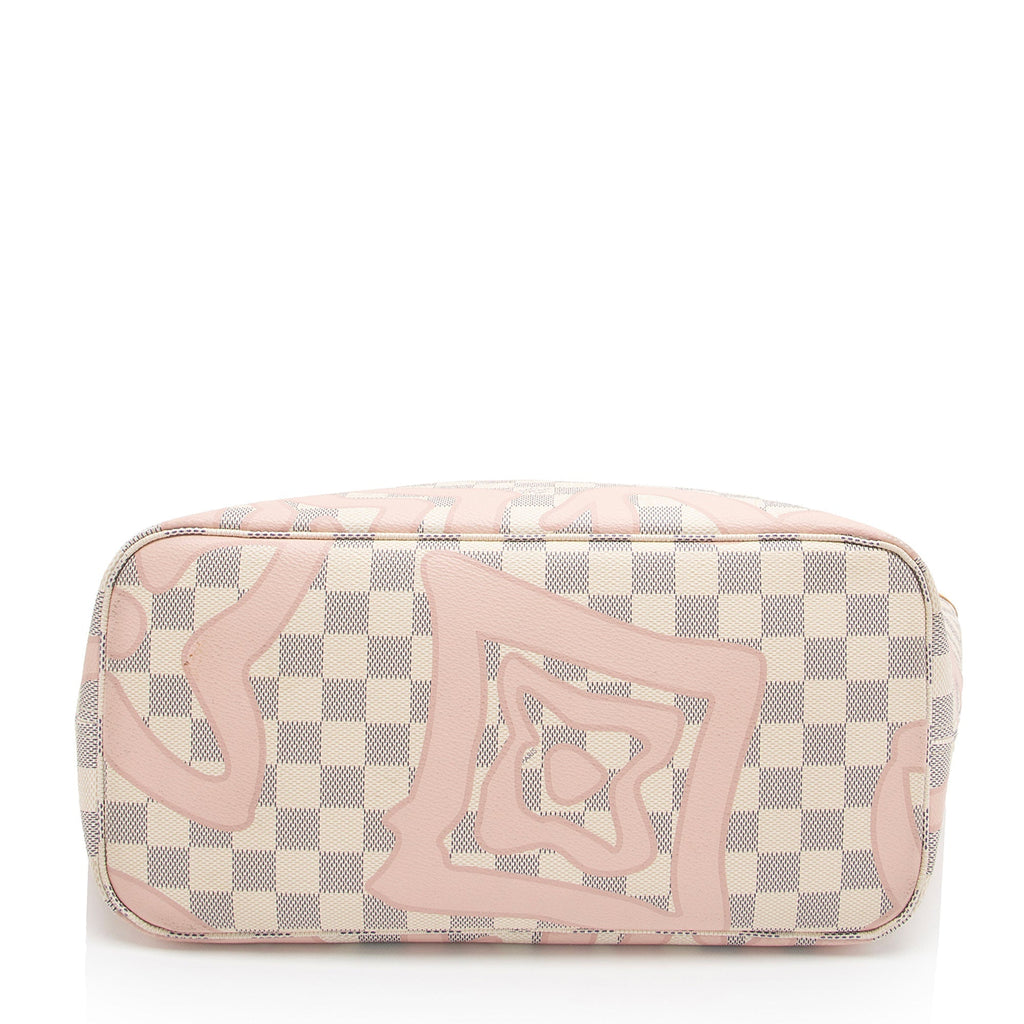 Louis Vuitton Limited Edition Damier Azur Tahitienne Neverfull MM Tote