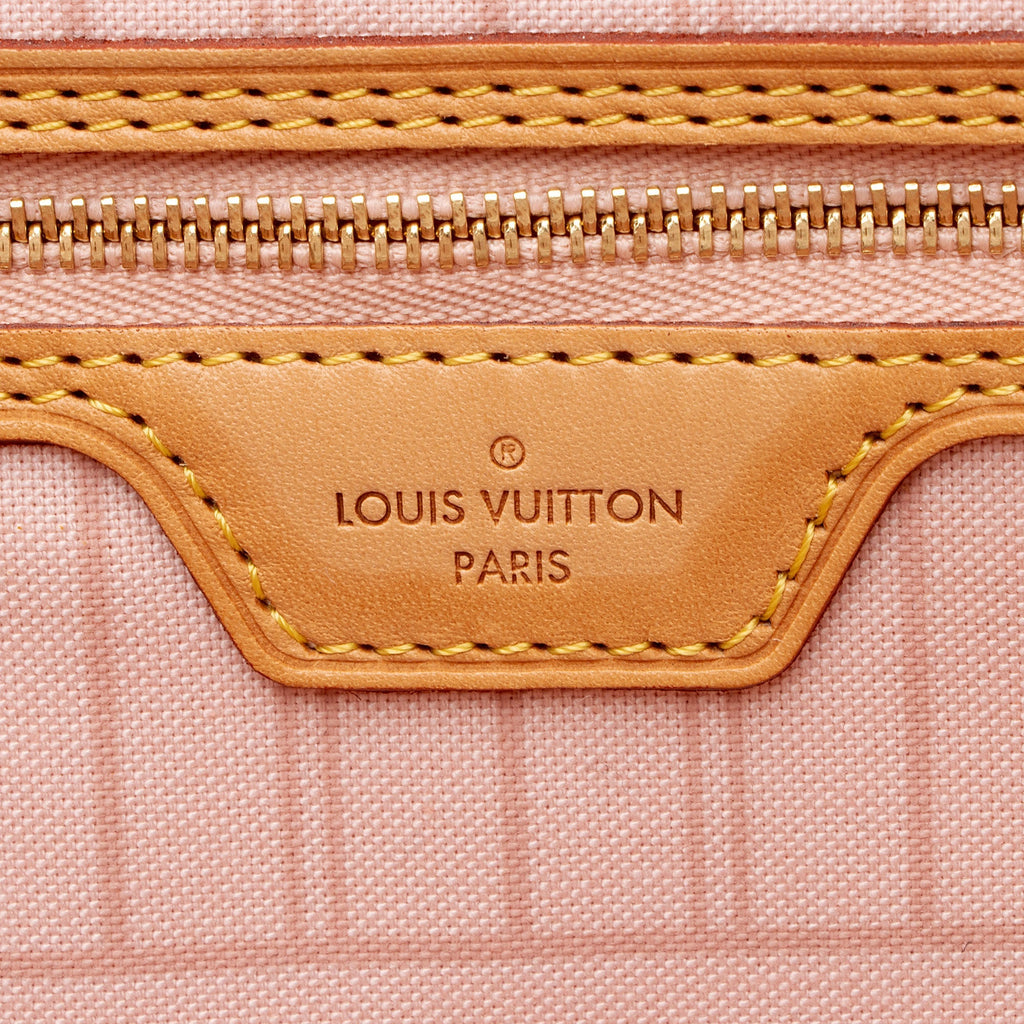 Louis Vuitton Limited Edition Damier Azur Tahitienne Neverfull MM Tote