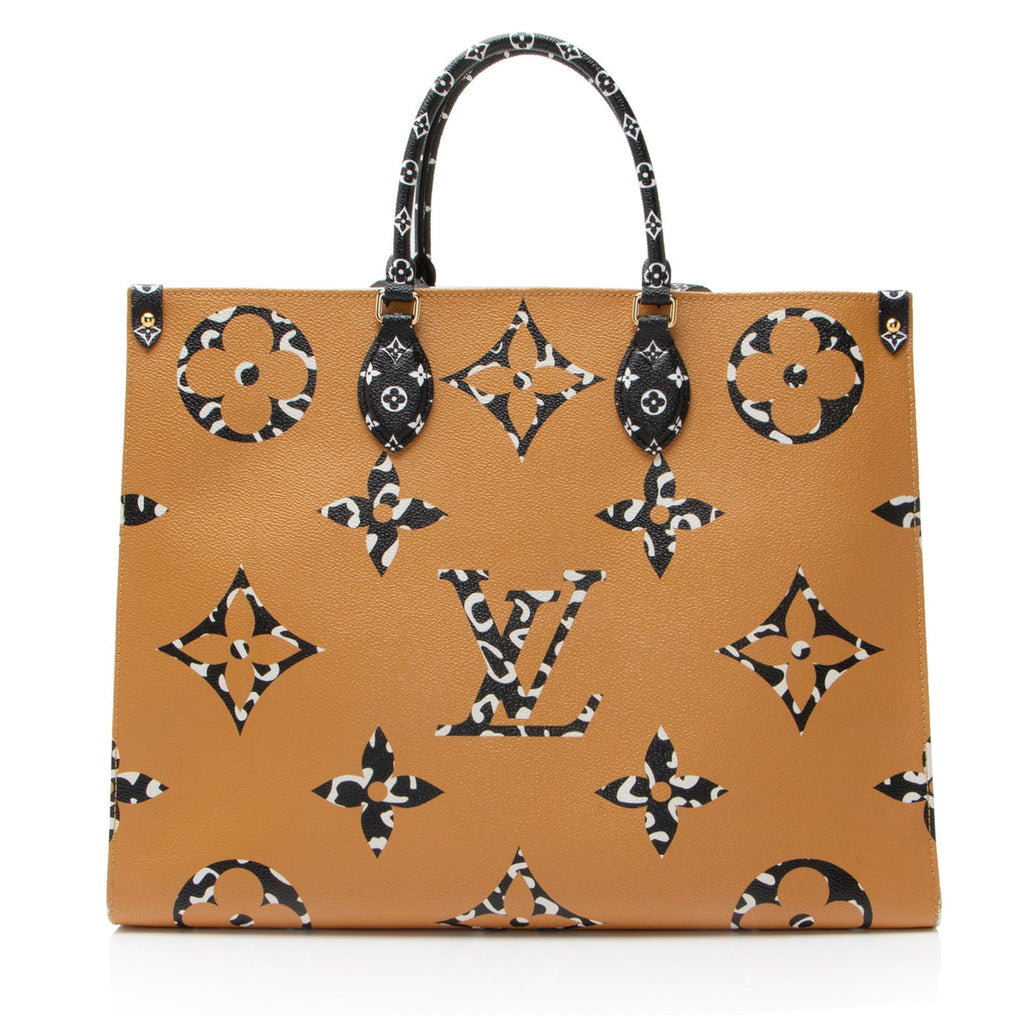 Louis Vuitton Limited Edition Giant Monogram Canvas Jungle Onthego GM Tote