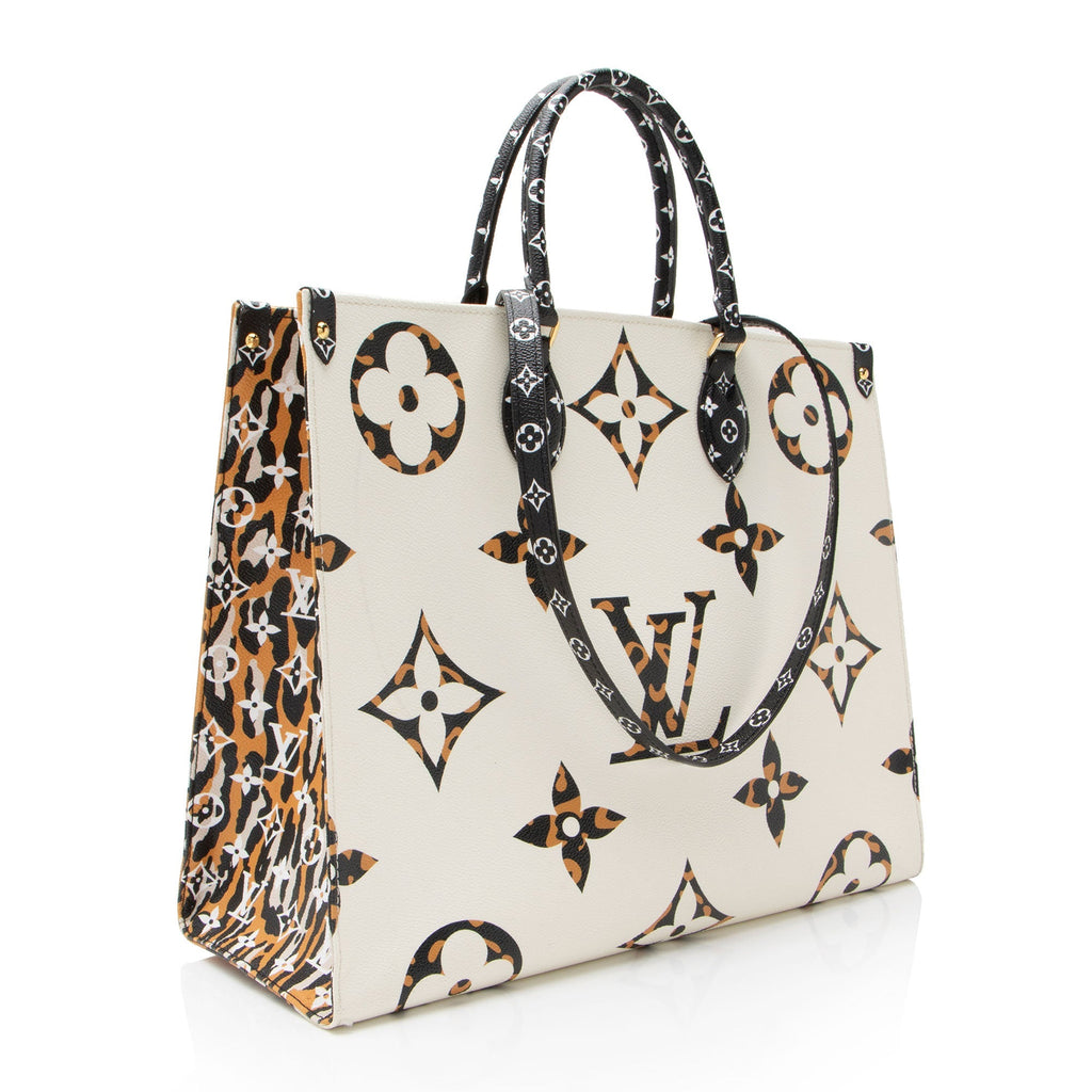 Louis Vuitton Limited Edition Giant Monogram Canvas Jungle Onthego GM Tote