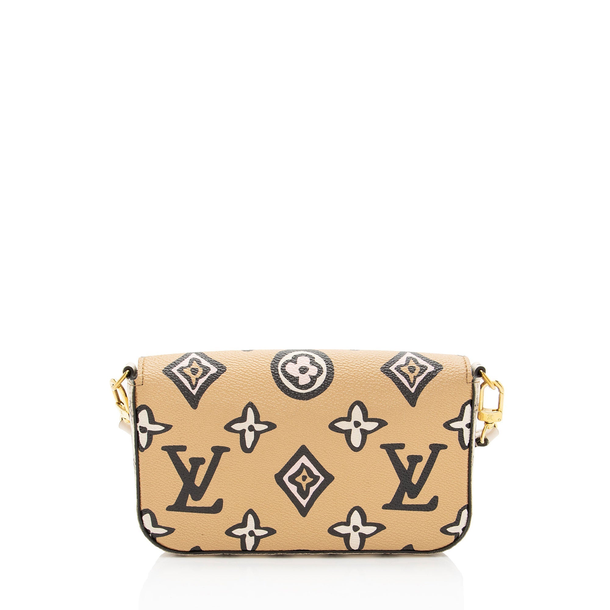 Louis Vuitton Limited Edition Giant Monogram Canvas Wild At Heart Felicie Strap